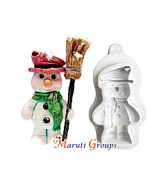 Christmas - Snowman Silicone Mould