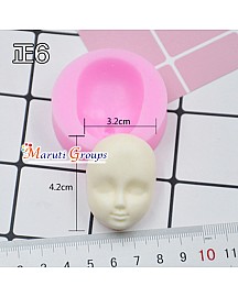Human Face/ Doll Face Silicone Mould - Type 6