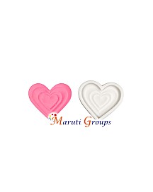 Barbie Heart / Text Silicone Mould - 3