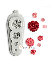 Roses silicone mould