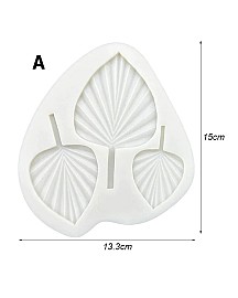 Palm Spear Leaf / Leaves Silicone Mould - Big