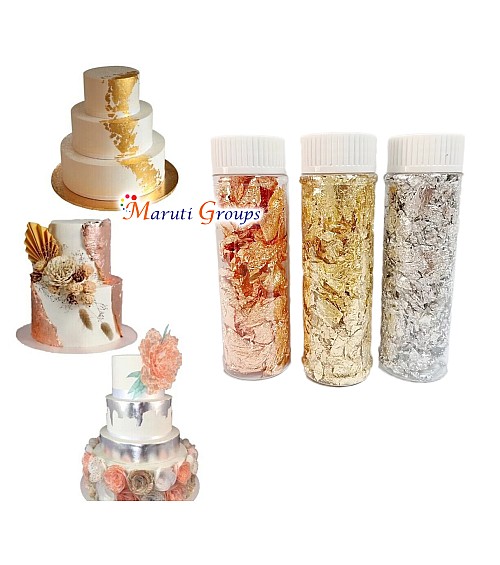 Edible Silver Foil for Cake Decorating – Food Grade