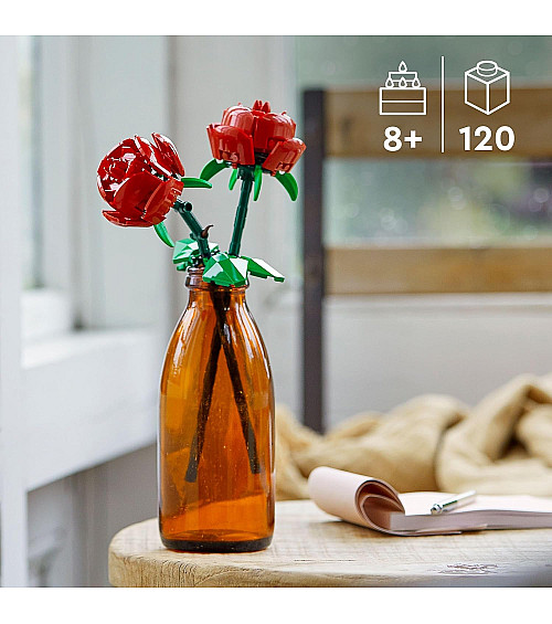 LEGO Botanicals Roses Faux Flowers Building Set 40460