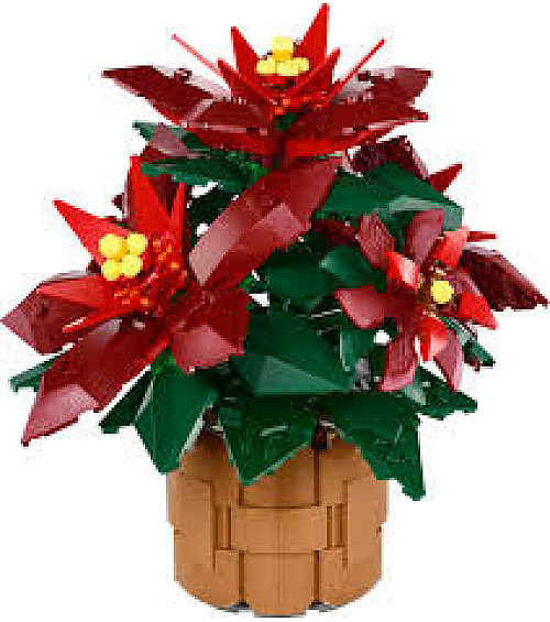 LEGO Botanicals Poinsettia Artificial Plant (10370)