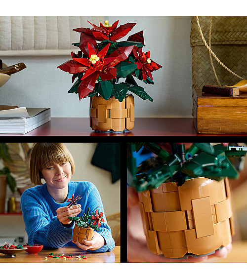 LEGO Botanicals Poinsettia Artificial Plant (10370)