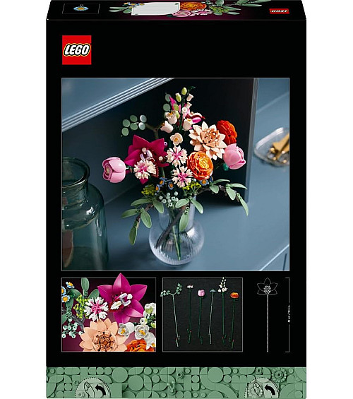 LEGO Botanicals Pretty Pink Flower Bouquet (10342)