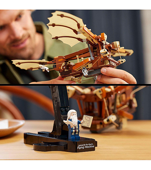 LEGO Icons Leonardo da Vinci’s Flying Machine Building Set for Adults 10363
