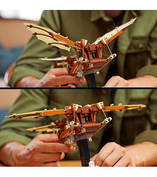 LEGO Icons Leonardo da Vinci’s Flying Machine Building Set for Adults 10363