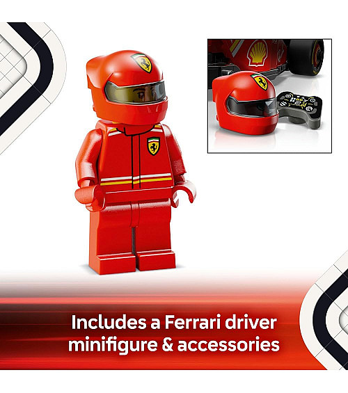 LEGO Speed Champions Ferrari SF-24 F1 Race Car with Driver Minifigure 77242