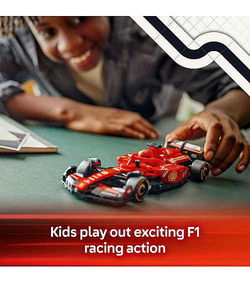 LEGO Speed Champions Ferrari SF-24 F1 Race Car with Driver Minifigure 77242