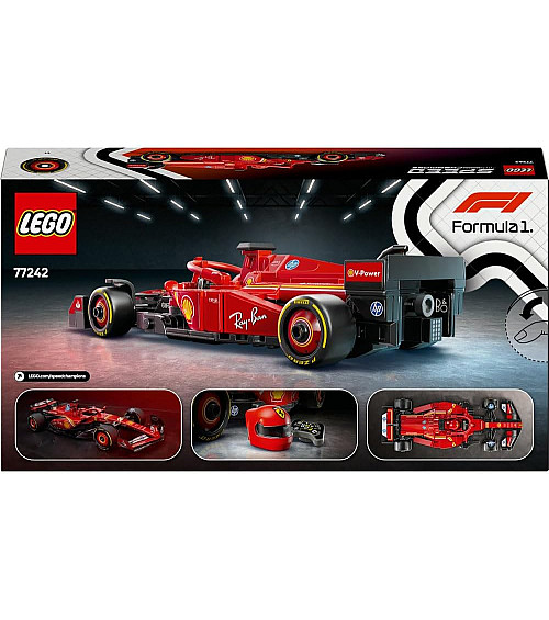 LEGO Speed Champions Ferrari SF-24 F1 Race Car with Driver Minifigure 77242