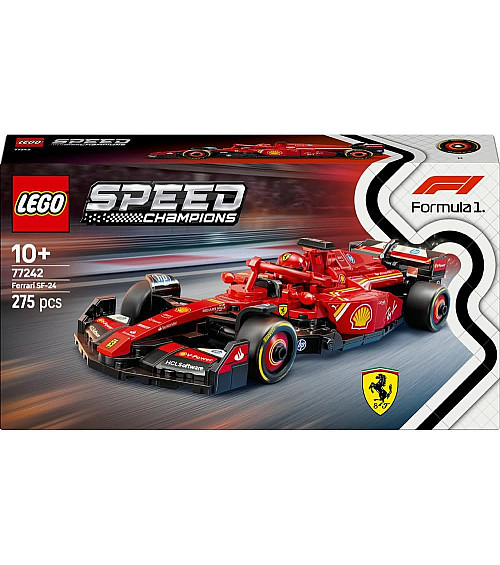LEGO Speed Champions Ferrari SF-24 F1 Race Car with Driver Minifigure 77242