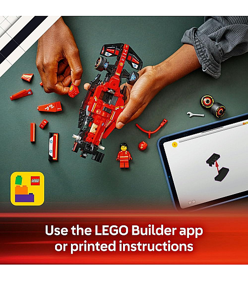 LEGO Speed Champions Ferrari SF-24 F1 Race Car with Driver Minifigure 77242