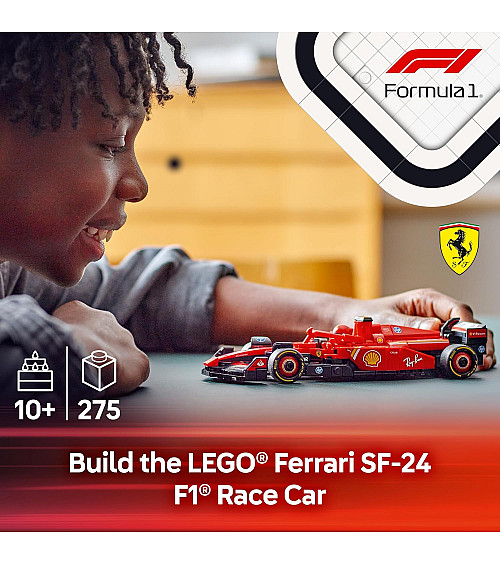 LEGO Speed Champions Ferrari SF-24 F1 Race Car with Driver Minifigure 77242