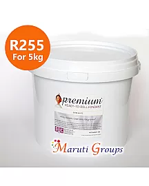 PREMIUM RTR Fondant - Satin White 5kg