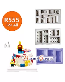 Lego Brick /  Lego Men Silicone Mould