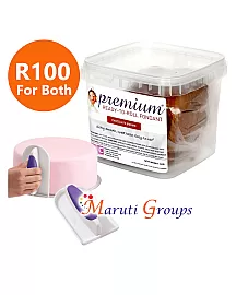 Cake Smoother For Cake Decorating - Brown Fondant