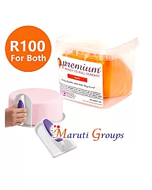 Cake Smoother For Cake Decorating - Orange Fondant