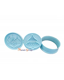 Christmas Baubles and Bells Biscuit Stamp Cookie Cutter & Embosser - Design 10 | 7.5cm Stamp