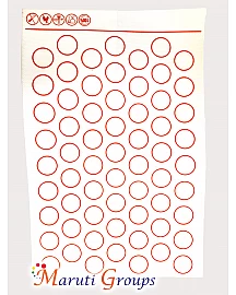 Macaron Silicone Baking Mat Non-Stick Cookie Pad Fondant Bakeware Oven Home for Cakes Pastry Tools Rolling Dough Mats Size : 57cm x 37cm