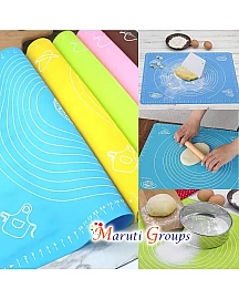 Silicone Baking Mat with Measurements, Pastry Rolling Mat, Cooking Mat Professional Non Stick Liner for Making Cookies, Macarons,Bread and Pastry Size : 39.6cm x 29.5cm