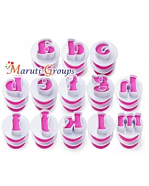 Alphabet Cookie Cutter / Plunger Cutter - Lower Case