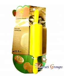 Silicone Rolling Pin - 22.5cm - Yellow