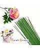 Green Artificial Flower Stem Iron Wire – 40cm (20pc)