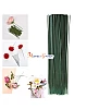 Green Artificial Flower Stem Iron Wire – 40cm (20pc)