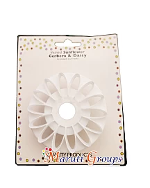 Veined Sunflower Daisy and Gerbera Cutter - 7.2cm