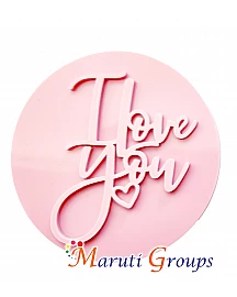 I love you Cookie and Press Cutter 