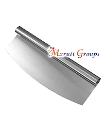  Stainless Steel Pizza Cutter - 25.5cm Dough Cutter