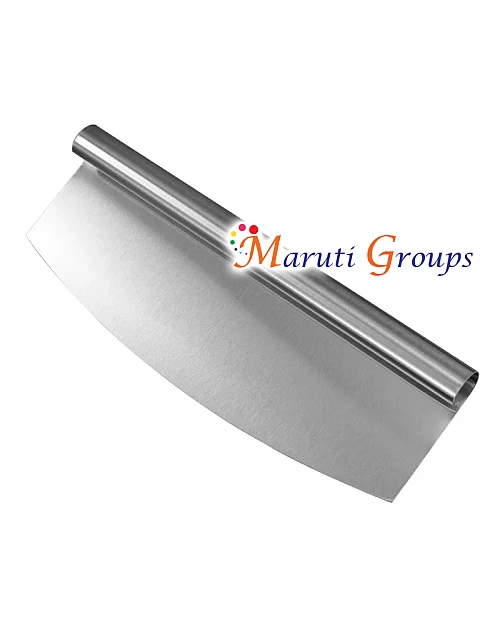  Stainless Steel Pizza Cutter - 25.5cm Dough Cutter
