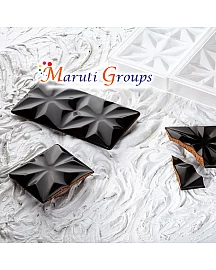Polycarbonate Mould Pavoni Chocolate Slab Chocolate Moulds - Bakeware -Cake Decorating - 3 Bar