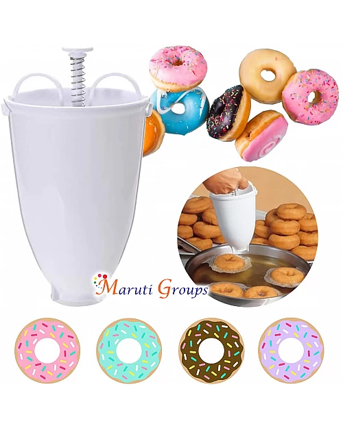Doughnut Maker, Mini DIY Donut Maker Machine - Portable Manual Donut Maker  Description: