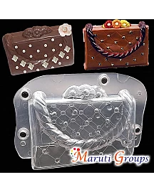 3D Lady Bag Plastic Chocolate Mould DIY Handmade Cake Chocolate Mold Polycarbonate Bag Candy Cake Decorating Tools Molds - Cake Decorating