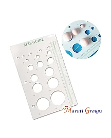Fondant Gumpaste Flower Bud Ball Circle Size Guide Ruler / Fondant Size Guide 