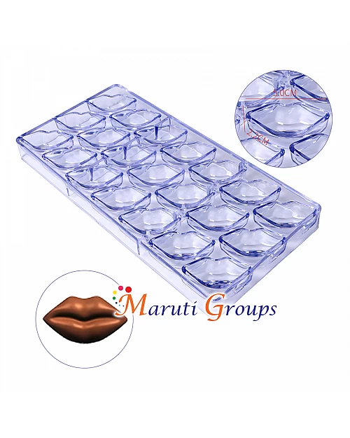 Polycarbonate Lips Chocolate Moulds - Bakeware - Cake Decorating
