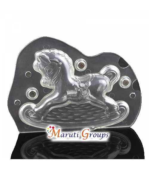 Polycarbonate Chocolate Rocking Horse 20cm Chocolate Moulds - Bakeware - Cake Decorating