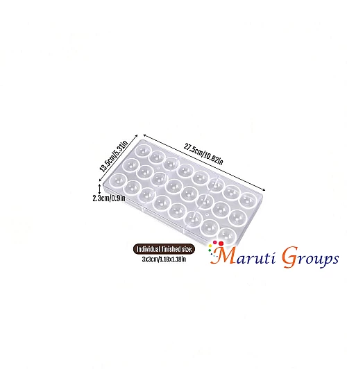 Polycarbonate Semi-Sphere / Round Chocolate Mould - Bakeware - Cake Decorating