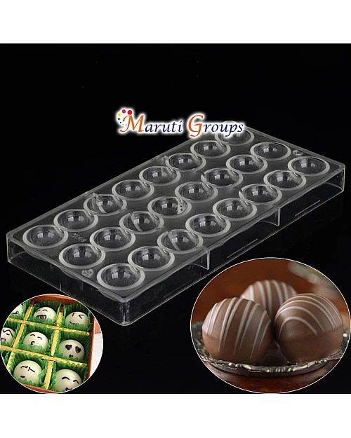 Polycarbonate Semi-Sphere / Round Chocolate Mould - Bakeware - Cake Decorating
