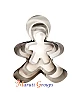 2pc Gingerbread Men Cookie Cutter - Stainless Steel