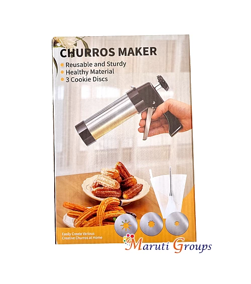 Churro Maker Machine & Biscuit Gun - Manual Dough Press