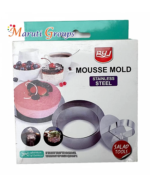 Round Mousse Mold 3pc Set