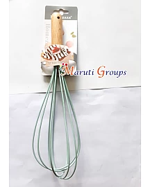 Silicone Whisk with Wooden Handle - 29cm x 8cm