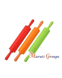 Fondant Silicone Rolling Pin Assorted Color - 23cm x 4cm (Perfect for Kids Use)