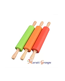 Fondant Silicone Rolling Pin Assorted Color - 44cm x 5cm