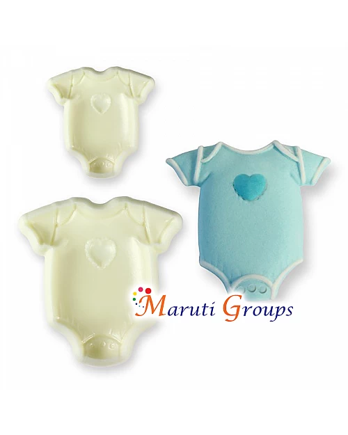 Babygrower Vest Pop It Cutter - Baby Shower Cake Decorating Mold