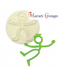 Stick Figure Pop It Cutter - Cake Decorating Mold Set (2pcs)