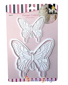 Butterfly Cutter - 2pcs Plastic Fondant Butterfly Cookie Cutter Cake Decorating Tools